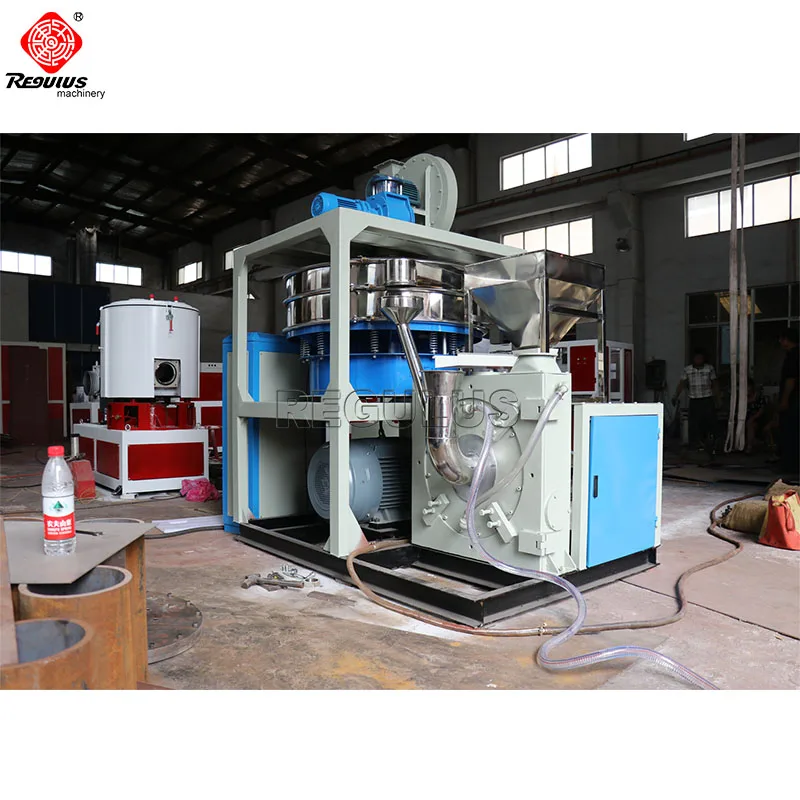 CE Certification Powder Milling Machine PP PE ABS Granules Pellets Grinding Recycling Pulverizer