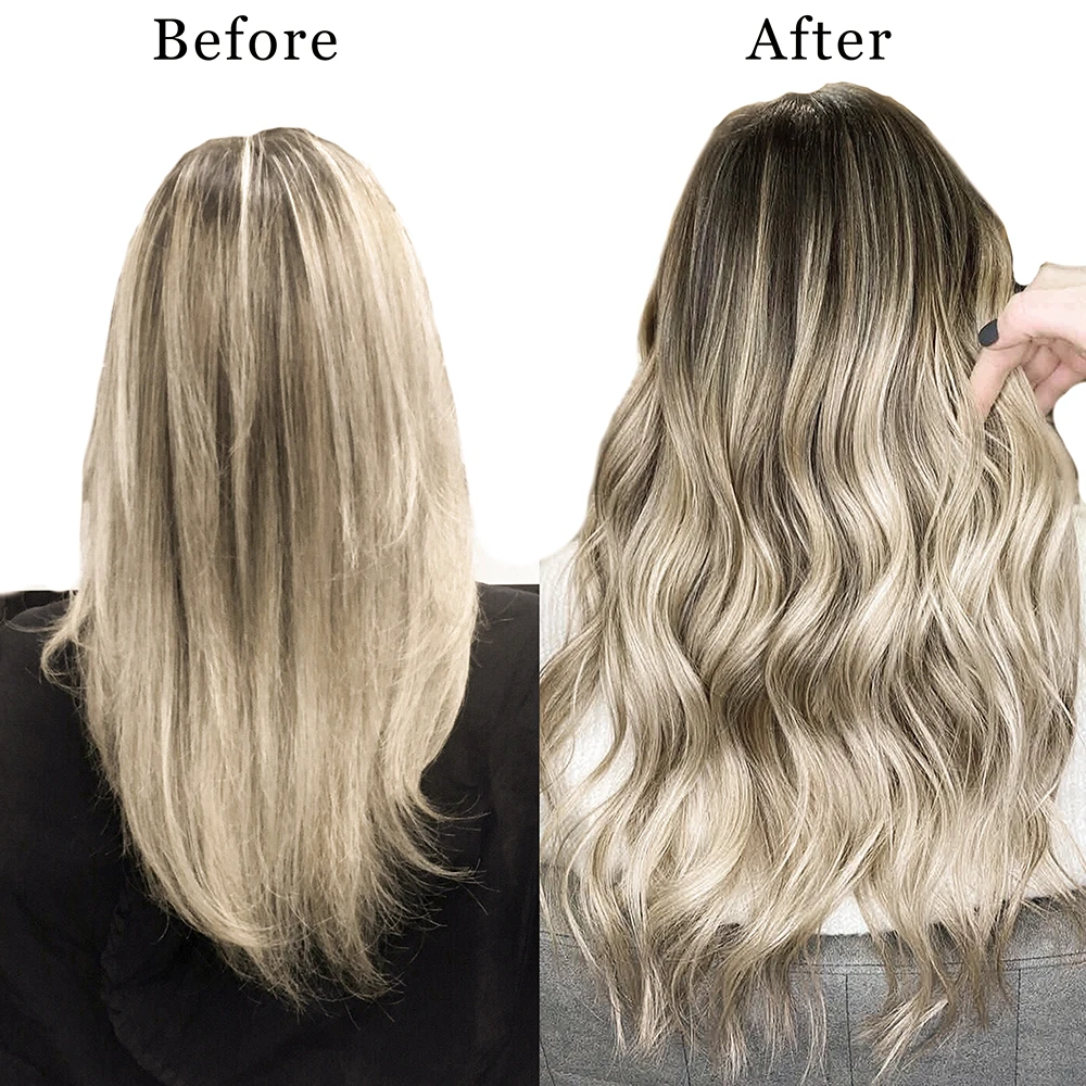 Wave Beauty Remy Human Hair Extension Lace Clip in Hair Extension 100% Human Hair