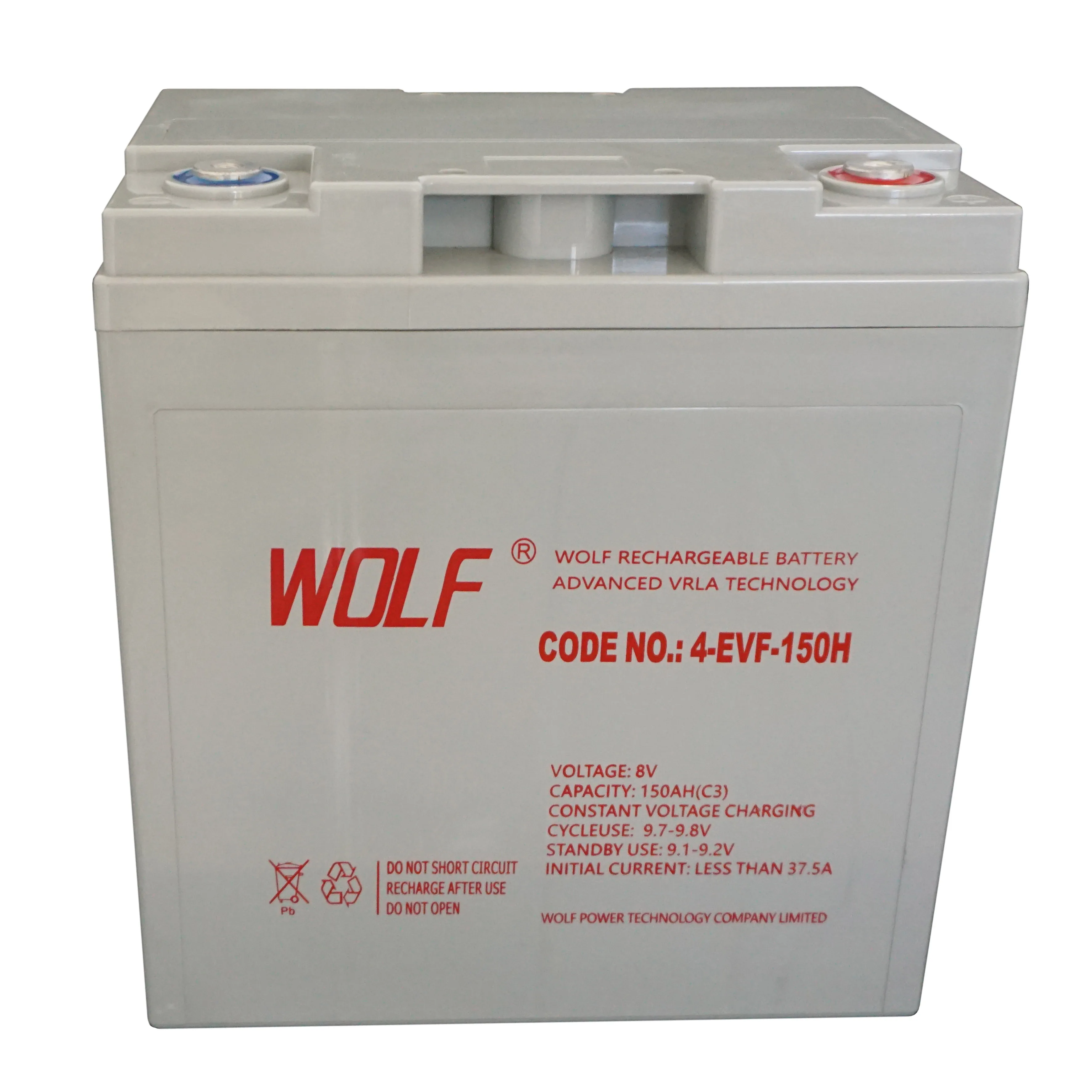 8V 150AH Golf Cart 48V 72V Battery Rechargeable Power Lead Acid Batteries
