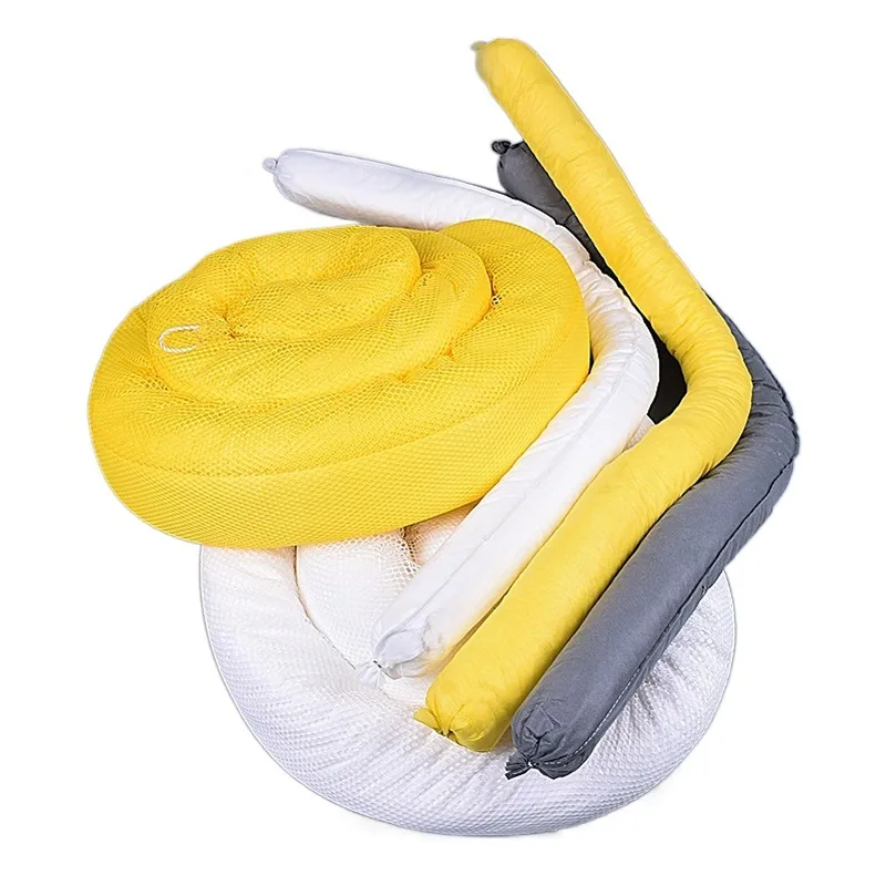 Professional manufacturer oil absorbent booms for spill containment
