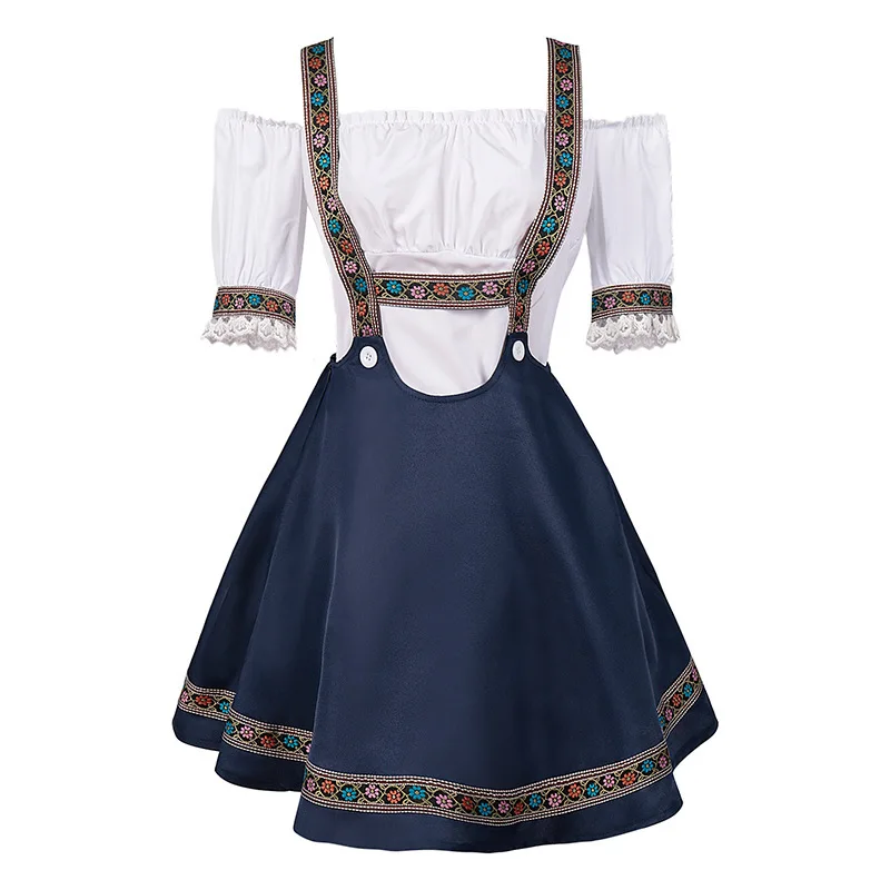 Traditional German Halloween Dress Oktoberfest Costumes Women maid Dresses for Beer Festival Oktoberfest Costume