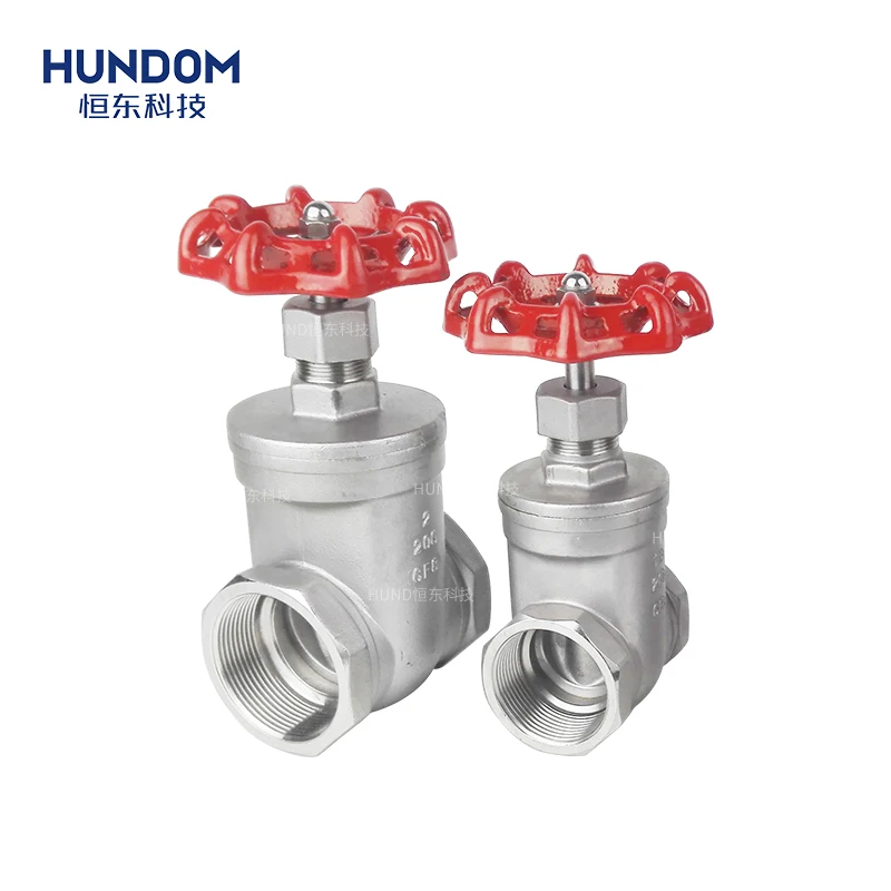 Wholesale 1/2 - 4 Inch  Female Thread Inch Gate Valve Water Stainless Steel Dn25  316 Hydraulic Gate Valve