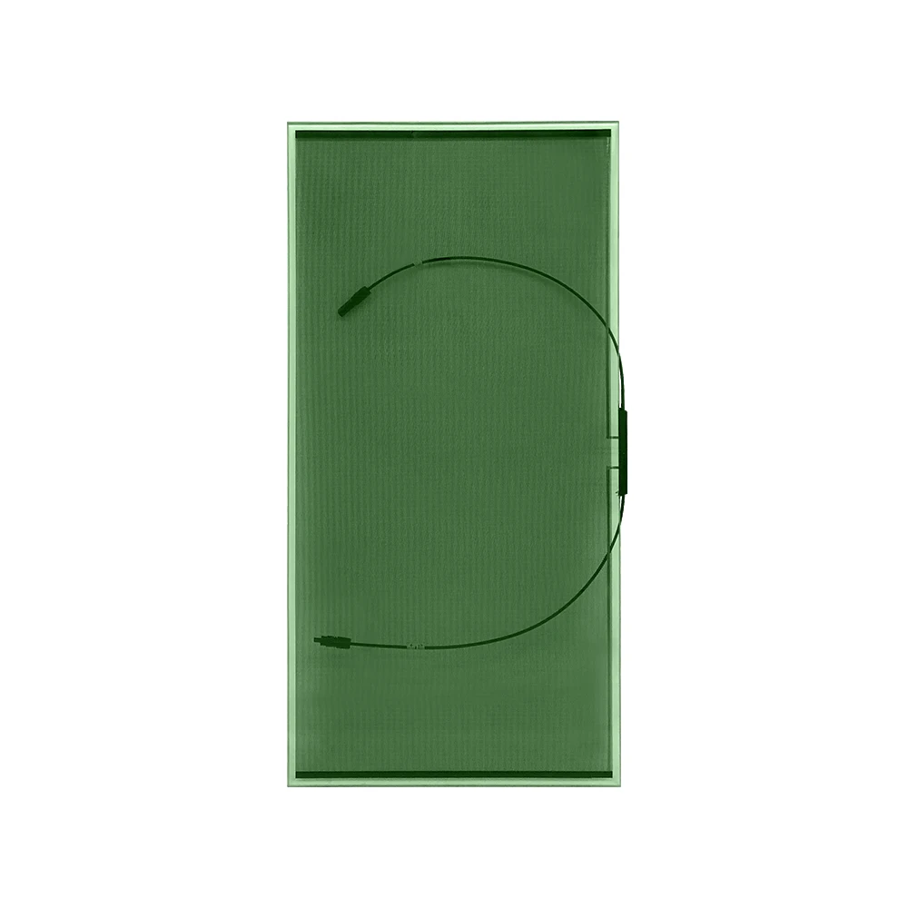 Amorphous Silicon Frameless Transparent Thin Film Solar glass Bipv panel for wall roof