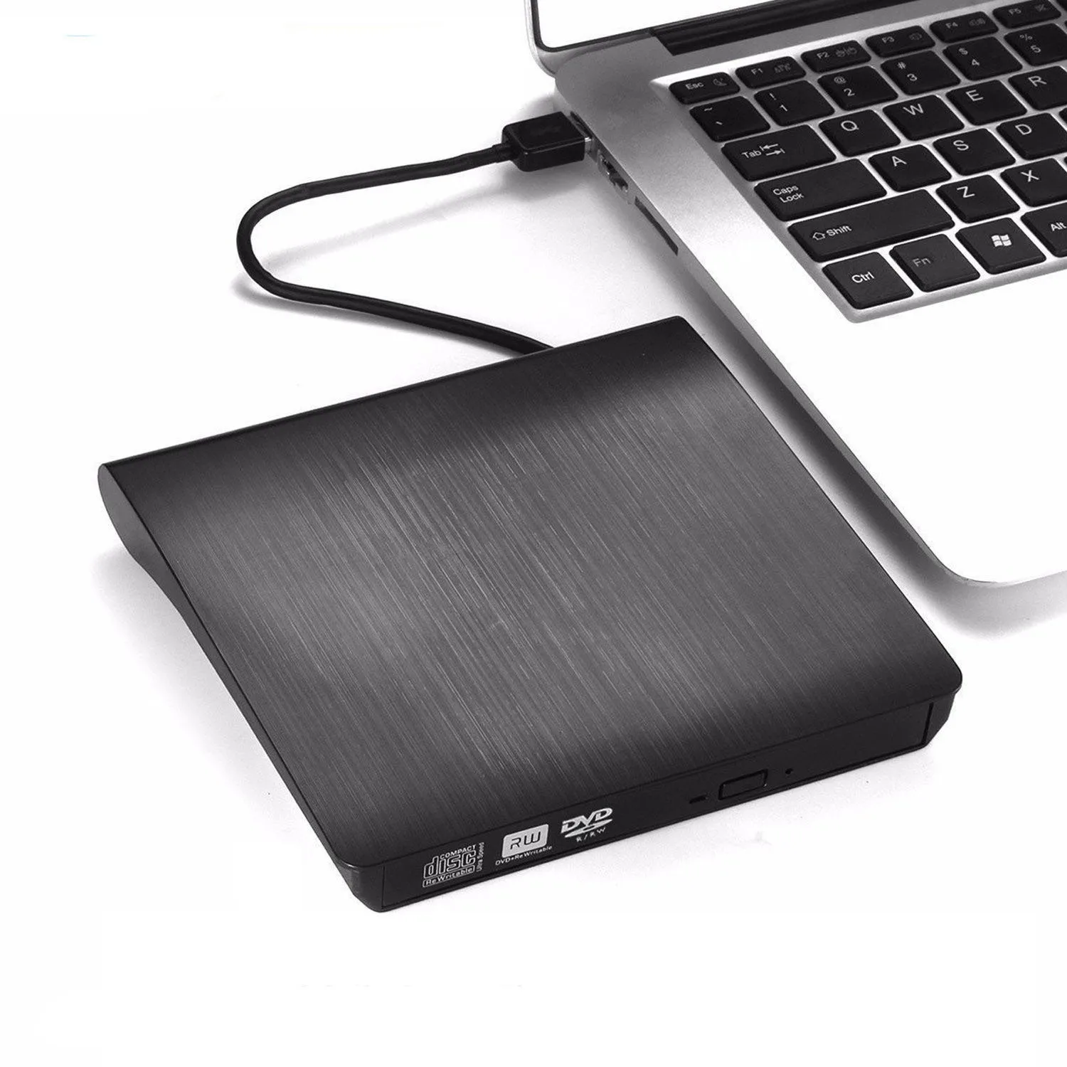 Slim External CD/DVD Drive USB 3.0 Player Burner Reader for Laptop PC Mac HP