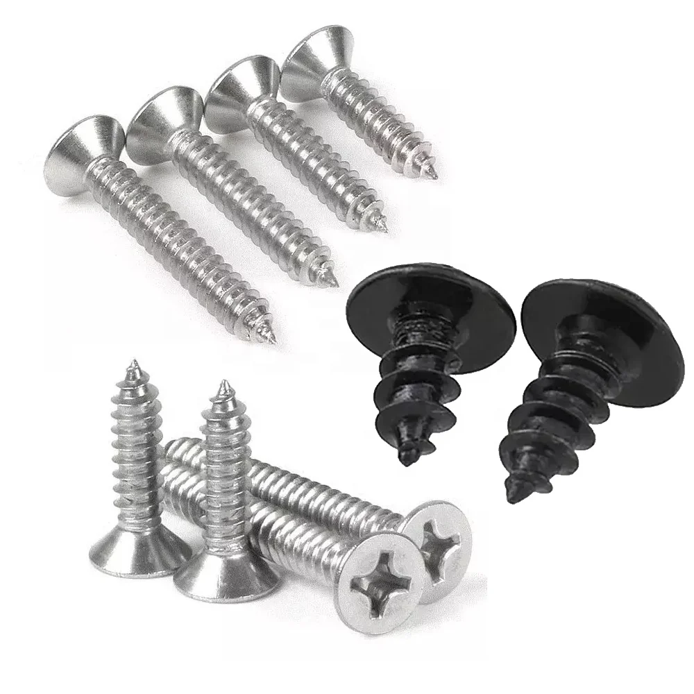 m2 m3 m4 m5 countersunk flat truss head torx stainless steel chipboard self tapping wood screws