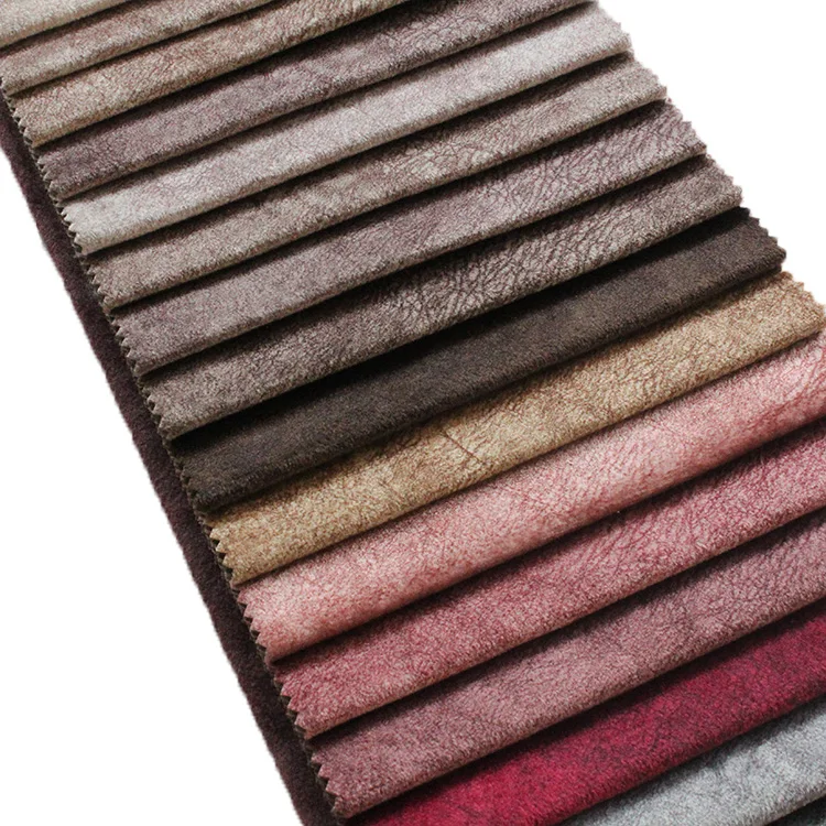 Home textile 100% polyester printing holland velvet sofa fabric knitting upholstery holland velvet for sofa furniture fabric