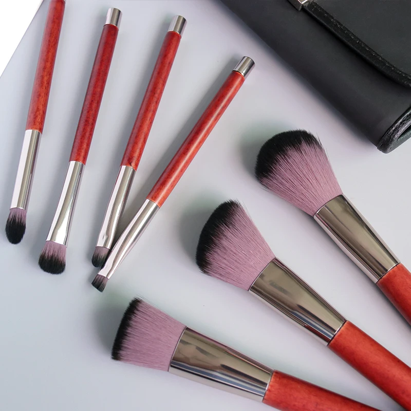 Professional Makeup Brush Set 7 PCS Make Up  Brushes  For Contour Eyeshadow Mascara Beauty Accessories