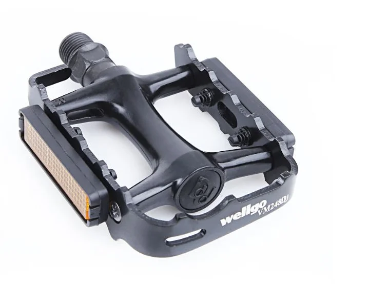 Вело-педали WELLGO MTB из алюминиевого сплава нескользящая велосипедная педаль
