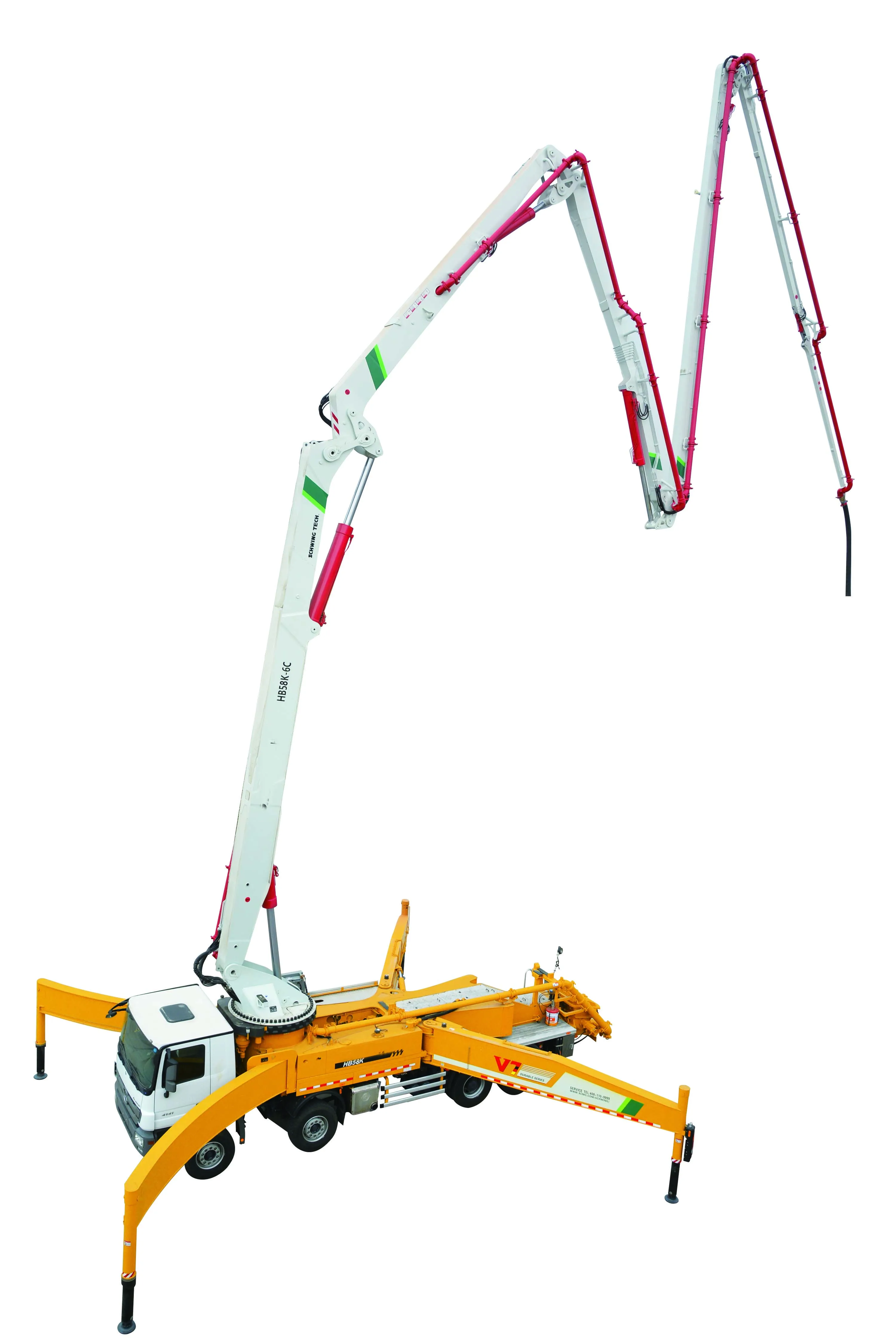 China Famous Brand Hb56 Truck Mounted Concrete Pump For Sale
