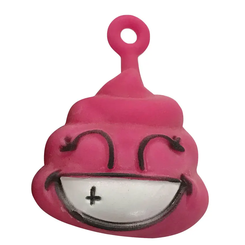 2021 New TPR  squeeze  smile  poo  ball  toy for anti stress