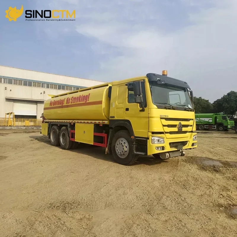 Грузовик с топливным баком Howo 6x4 20 куб. М. б/у 371/375 ЛД. Hd. RHD