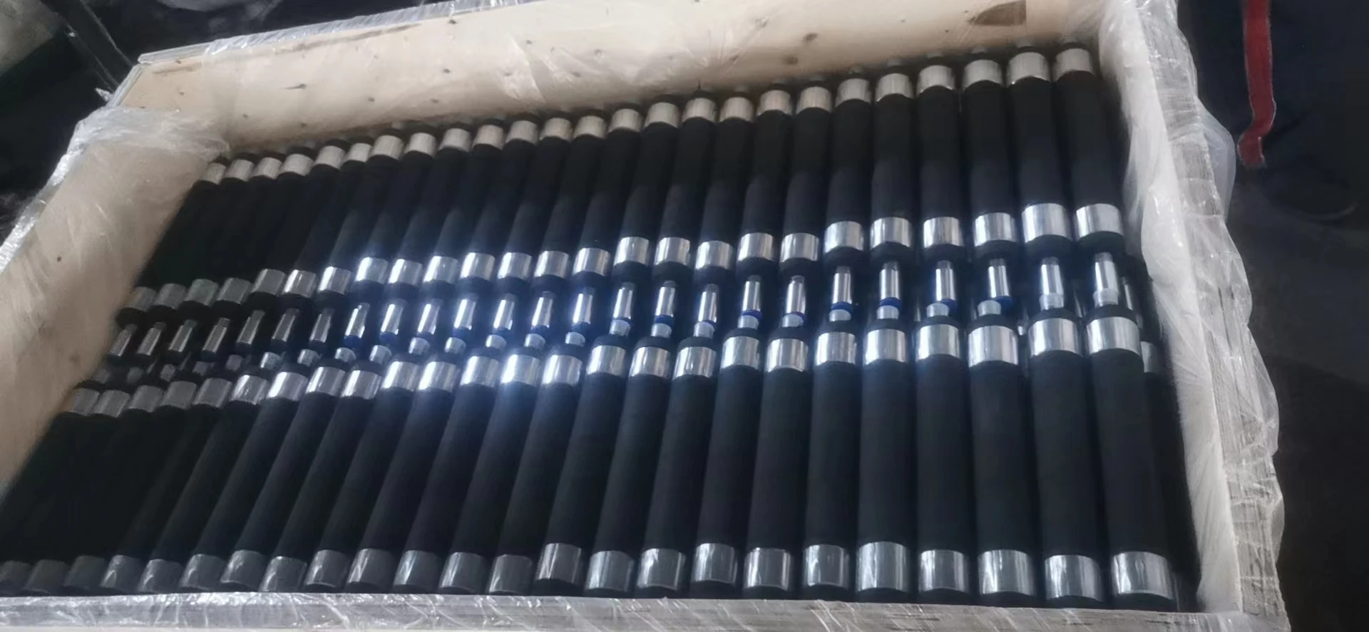 Borehole packer injection rubber packer for coal mine