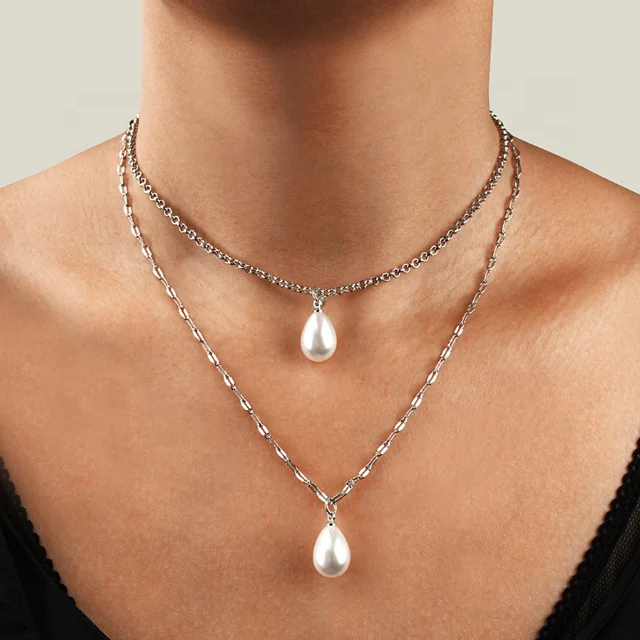 
AAA white south sea Akoya pendant Pearl 18K Gold Necklace 