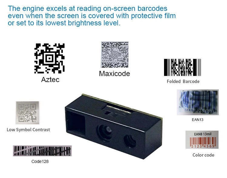 Micro Small Mini Barcode Scanner Module QR Code 1d 2d Scanner Reader Engine USB TTL 3.3V Embedded For PAD PDA POS Smartphone