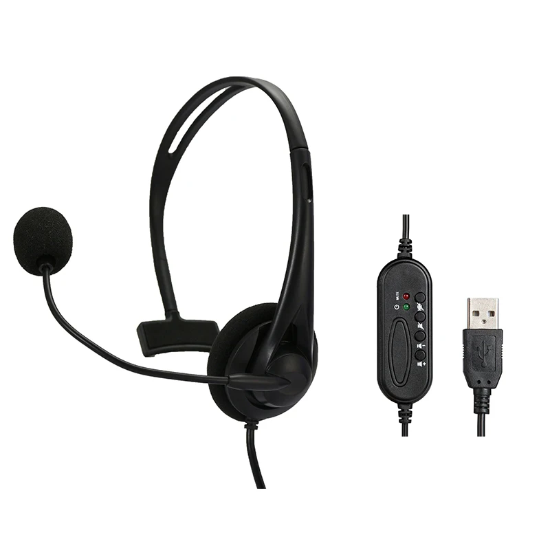 Оптовая продажа с фабрики, моно/стерео RJ9 RJ11 3,5 мм USB наушники, гарнитура для офиса