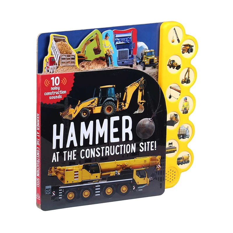 ULi YYS005 Factory Custom Book Wholesales OEM 10 Pushing Buttons Music Audio Sound Book For Children