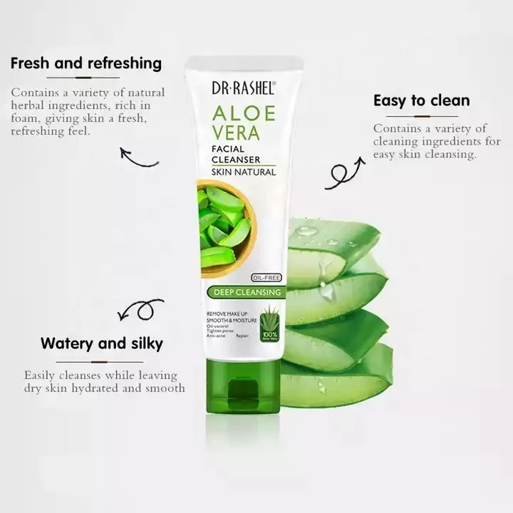 DR RASHEL remove makeup smooth and moisture deep cleansing aloe vera facial cleanser