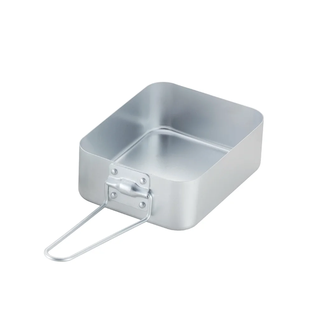 High Quality Portable Lightweight Lunch Outdoor Camping Mess Kit Aluminium Japan 3 Piece Mess Tin