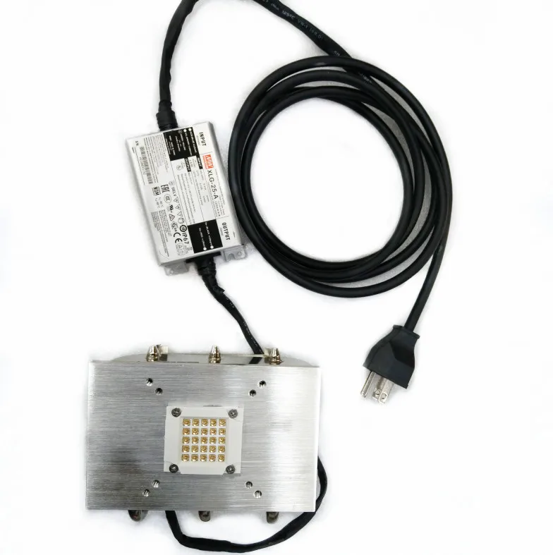 20W 75W uv led lamp 340nm 335nm 340 nm 345nm 350nm high power uv led light