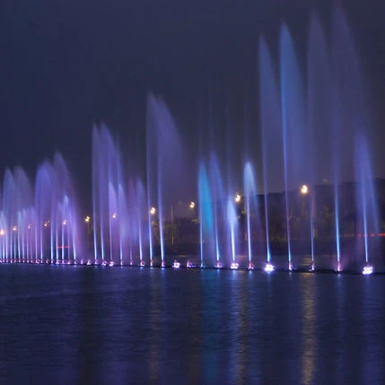 Garden Water Feature Outdoor Lake Pond Floating Stainless Steel Water Music Fountain