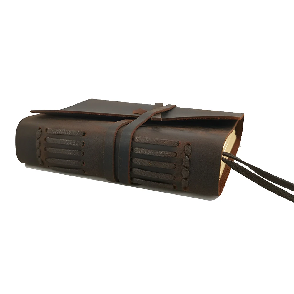 Ежедневник из натуральной кожи на заказ, винтажный дневник из натуральной кожи, модный блокнот для школы, офиса, путешествий