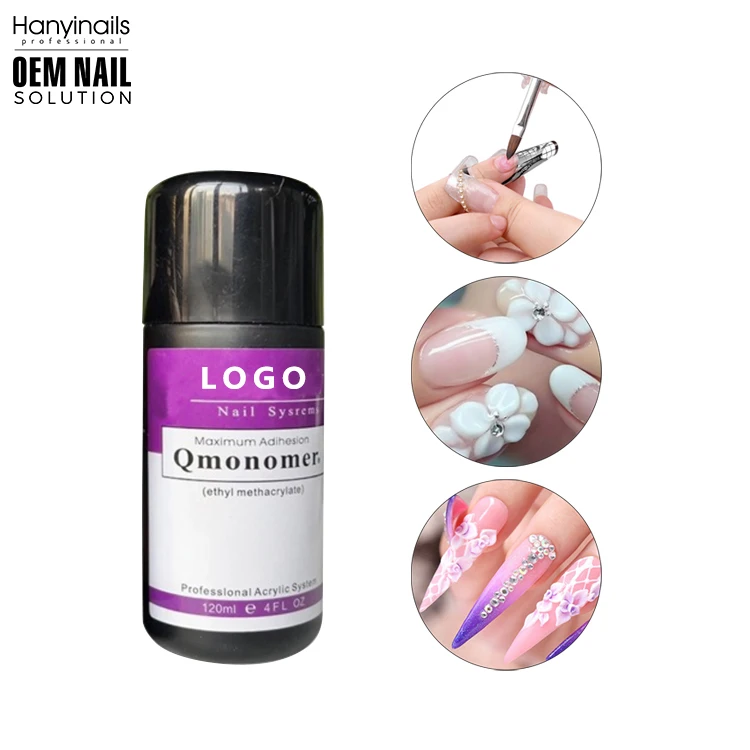 Private Label 125ml 250ml Professional EMA Monomer Acrylic Nail Liquid For Acrylic Powder System