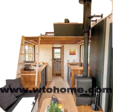 Мини-прицеп для деревянного дома