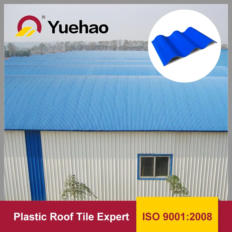 2.0mm white plastic materials UPVC roof tiles for warehouse/farms of Philippines