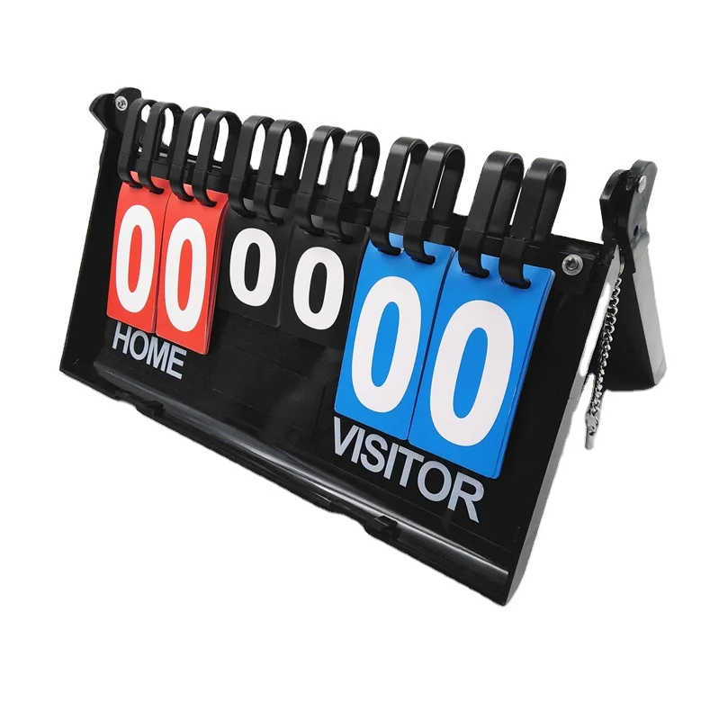 ABS Plastic Material Flip Card Scoreboard/Portable Flip Scoreboard for Sport