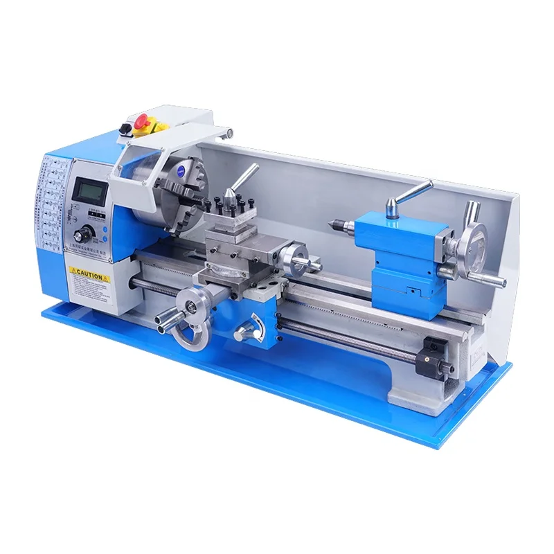HUISN Metal Manual Lathe Machine 850 W Precision Mini Variable Turning Machine  CTZ210