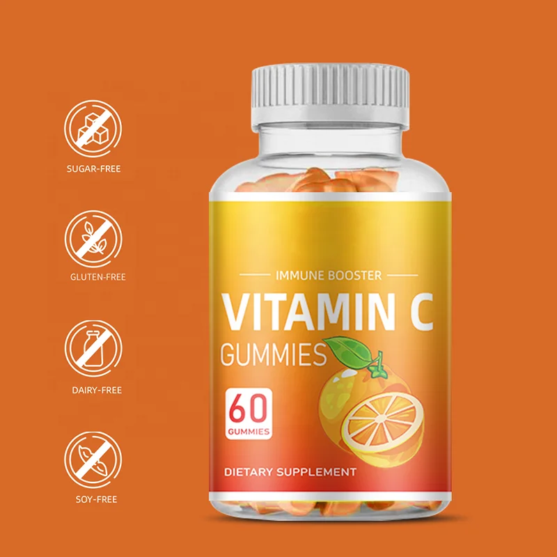 Vitamin C Gummies soft candy immune booster zinc echinacea healthcare food supply supplements weight dietary supplement