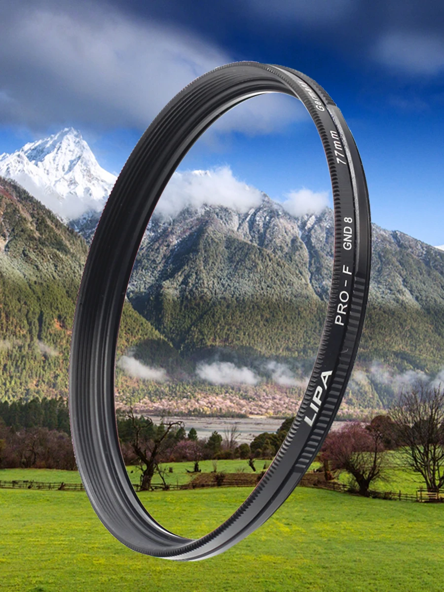 OEM 77 мм мягкий градиентный ND0.9 фильтр GND8 тонкий фильтр для объектива