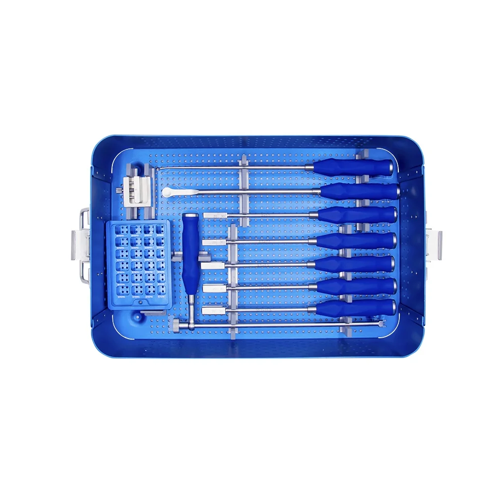 Ортопедический инструмент для позвоночника Meditech PLIF Кейдж и титановая поясничная клетка набор инструментов