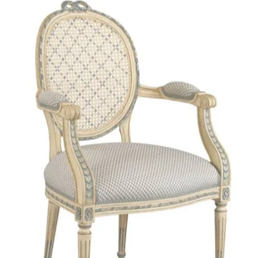 Nordic fashion high-end b&B restaurant solid wood woven rattan chair custom furniture