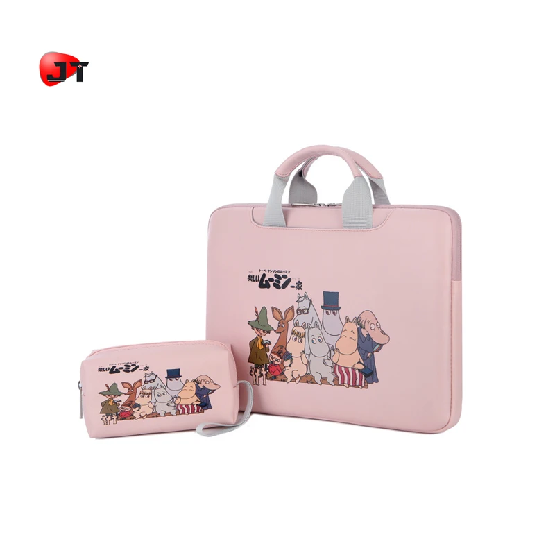 Manufacturer Direct Selling Waterproof Women PU leather Soft Case Single Shoulder Portable Laptop Computer Bag With Custom logo