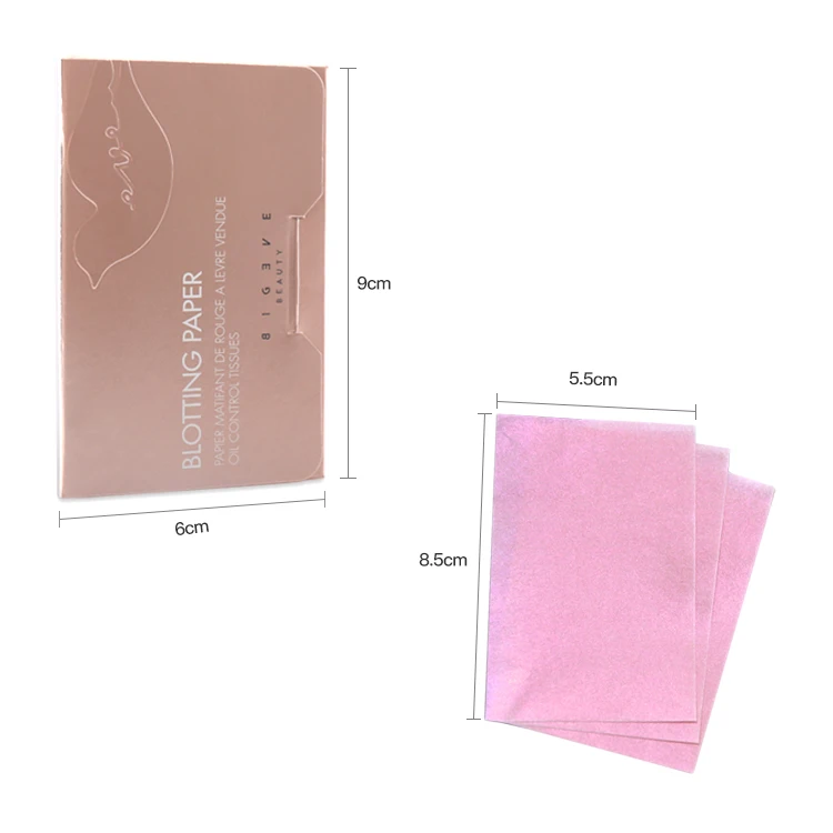 hot sale oil blotting paper absorbent facial sheets makeup blush tissue paper