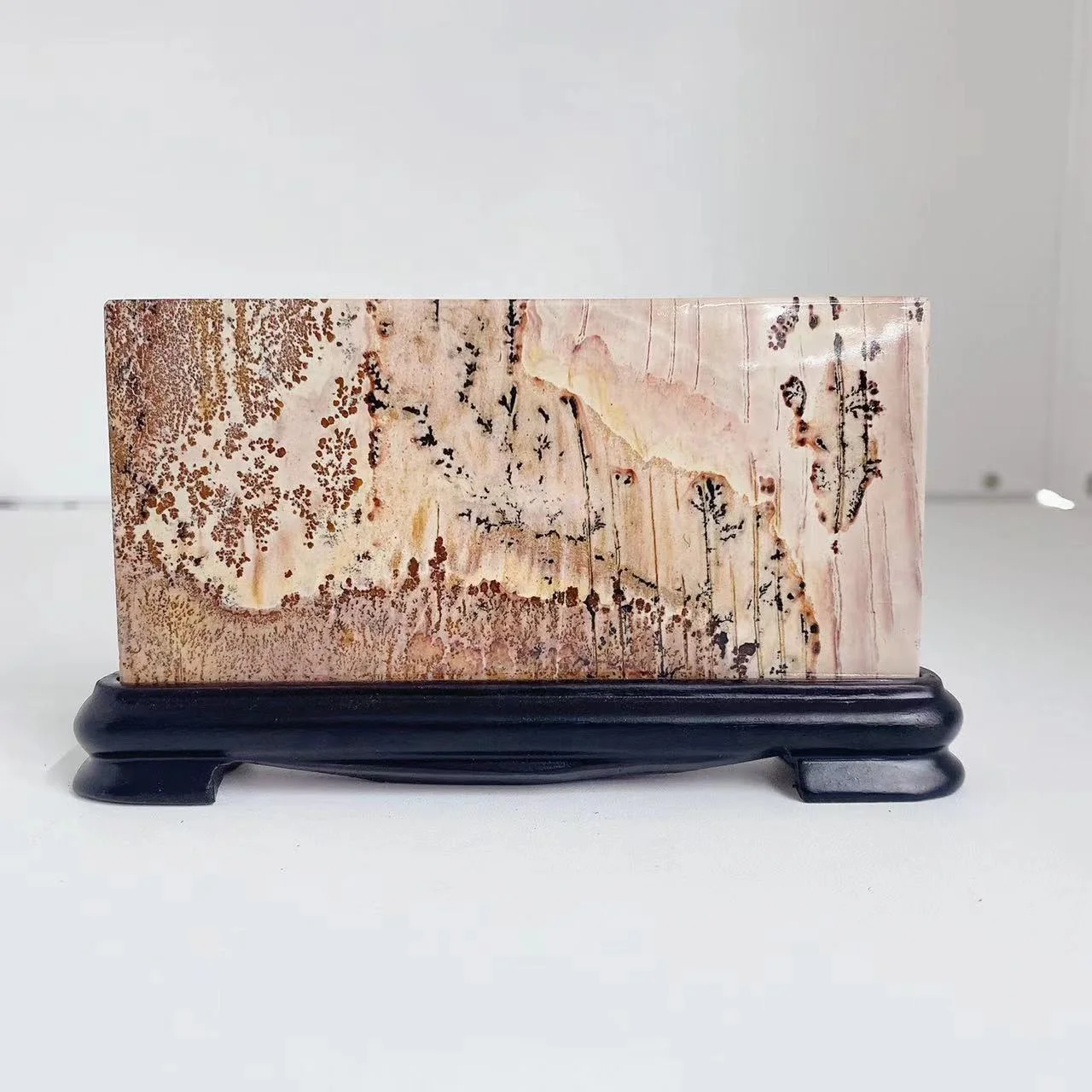 Factory Cheap Price Wholesale Natural Picture Jasper With Beautiful Natural Formed Patterns For Home Decoration