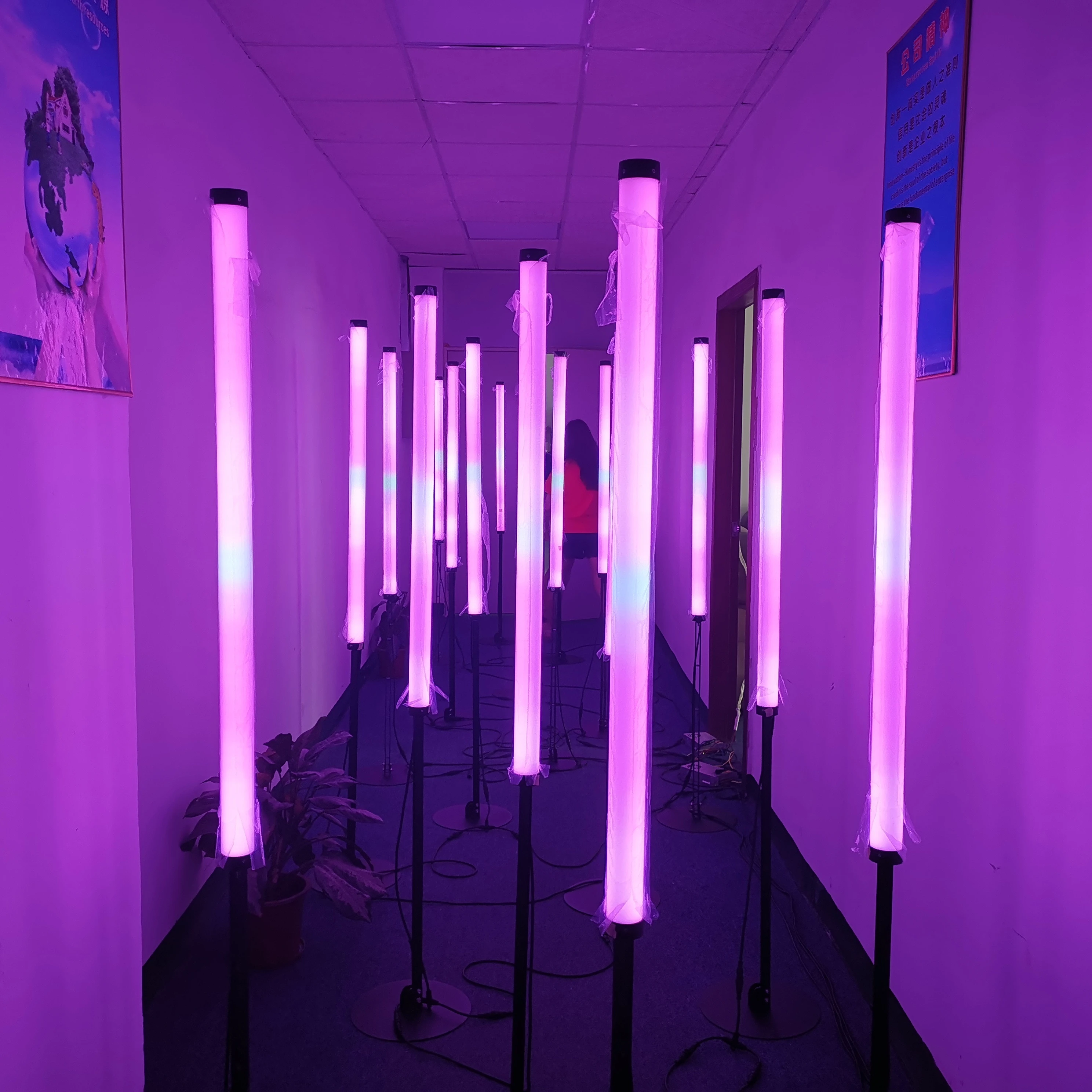 Outdoor 1M/2M IP65 RGB  dmx lighting rgbw Led Pixel Tube Light DMX for LED Stage