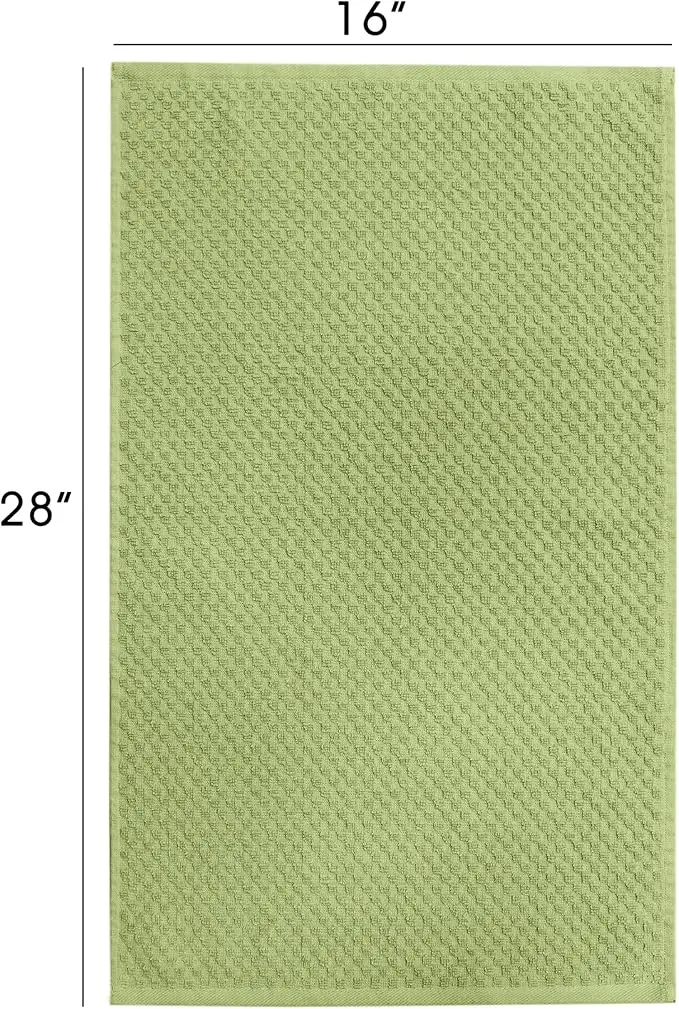 Kitchen Towel Set of 12 Terry Towels 100% Cotton Waffle Dish Towel Set Soft Absorbent Quick Dry Low Lint Cleaning Cloth