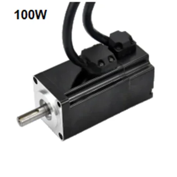Rtelligent Brushless Motor 100W - 750W Low Voltage 24 / 48VDC Servo 3000RPM BLDC Motor with Incremental Encoder 2500 ppr 5 Pole