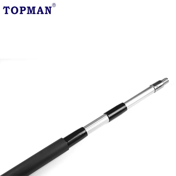 premium 2 meter 3 sections strong lightweight soft grip handle aluminium extension pole painter extension pole