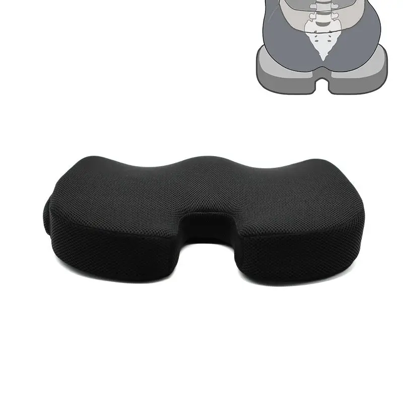 Custom Cooling Car Seat Cushion Outdoor Orthopedic Pressure Relief Memory Foam Gel U-Shape Seat Cushion