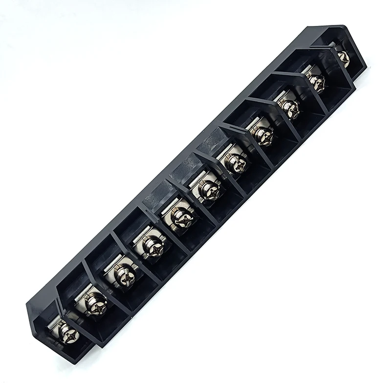 Pitch 20.2mm 11 Way Fixed Type Fence Barrier Terminal Block Wire Connector