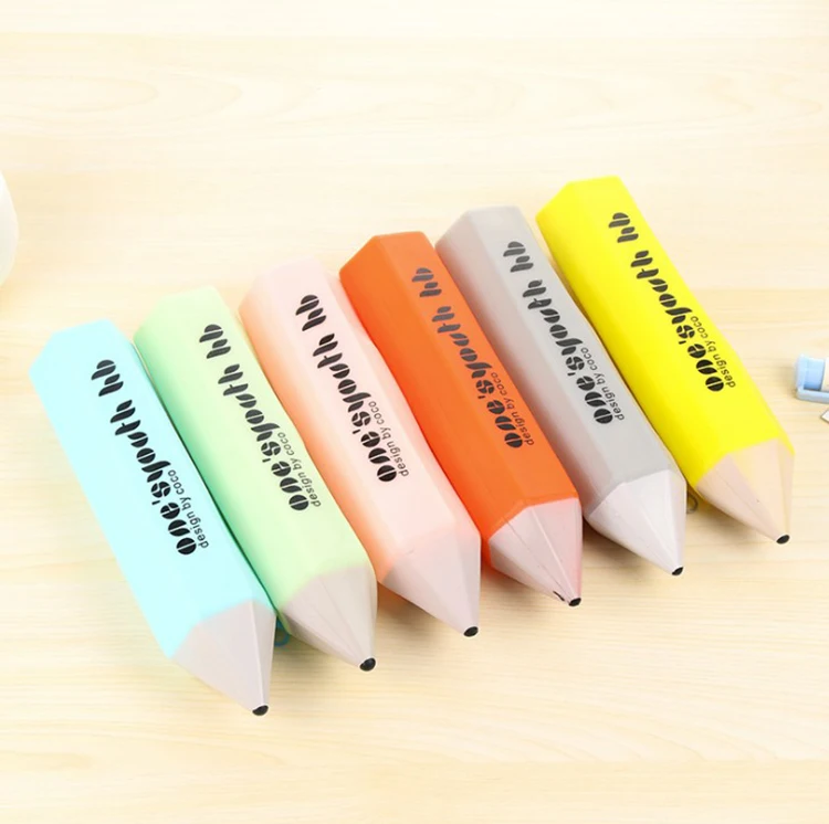 
OEM Manufacturer Stationery School Office Silicone Pencil Case 