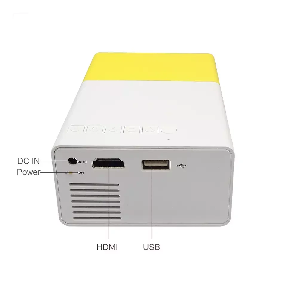 Video Projector Factory price yg300 600 lumens 1080P Home Smart Led Portable mini projector for sale