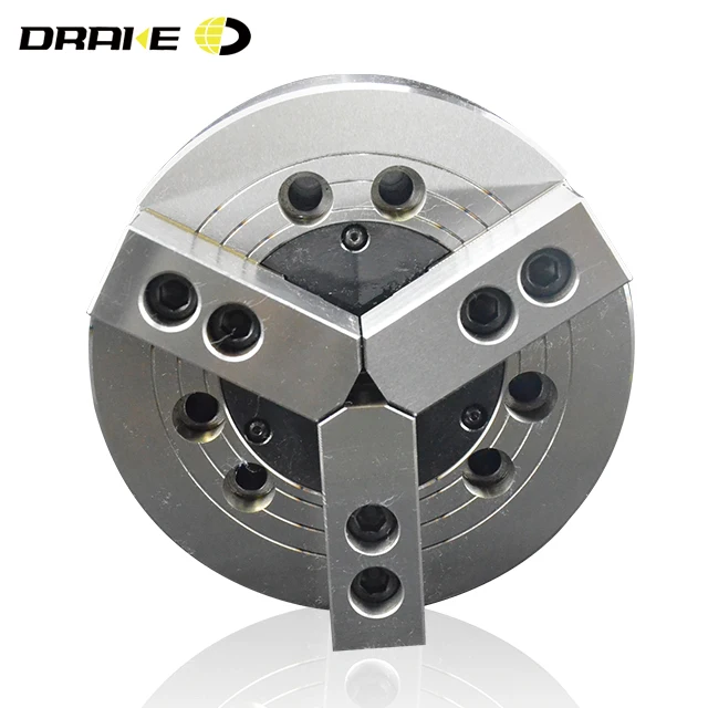 3 Jaw solid power chucks Large stroke solid hydraulic chuck Stainless Chuck for lathe machine
