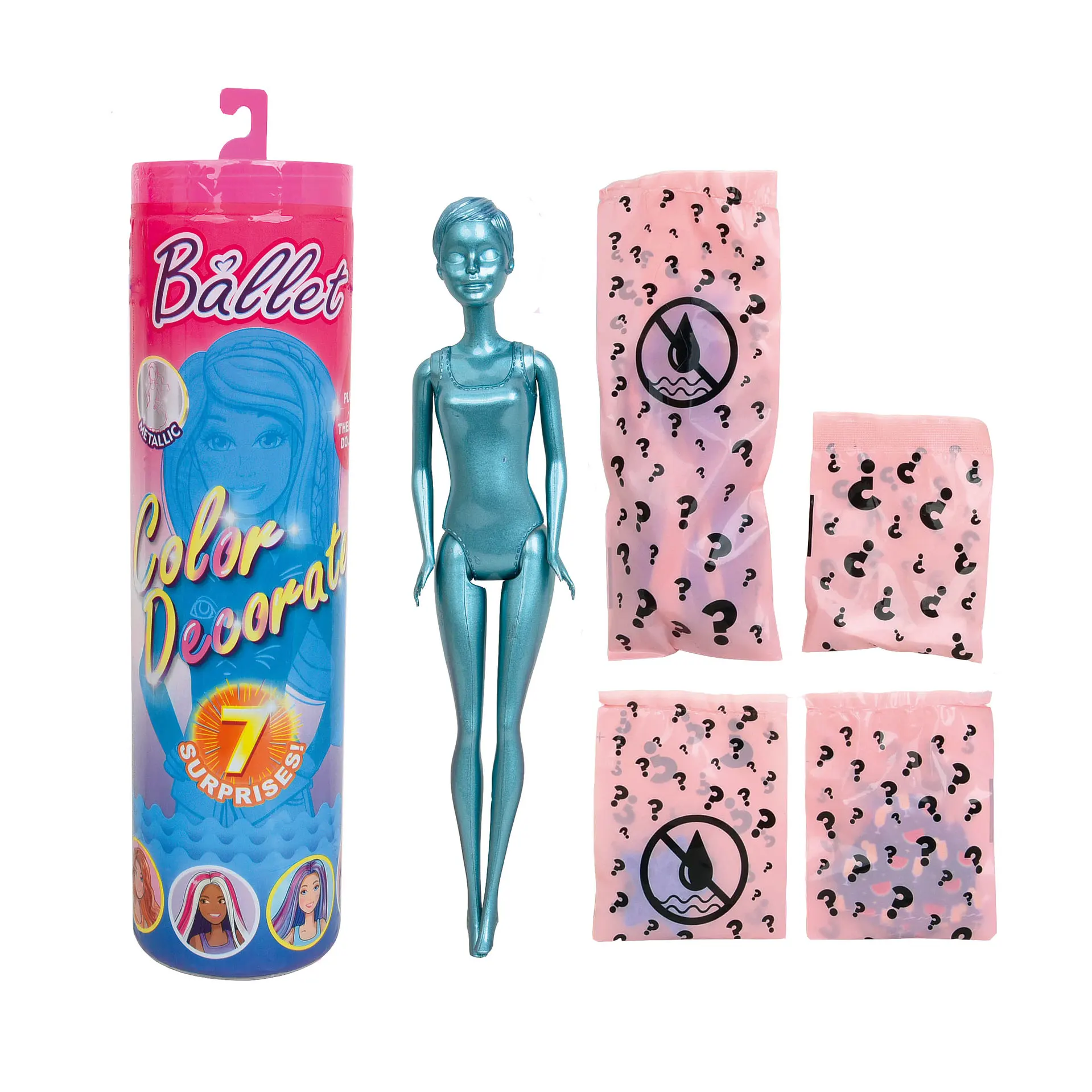 Explosive DIY Doll Color-changing Toys in Different Scenes Freely Create Color Magnetic Box Girl Surprise Toys