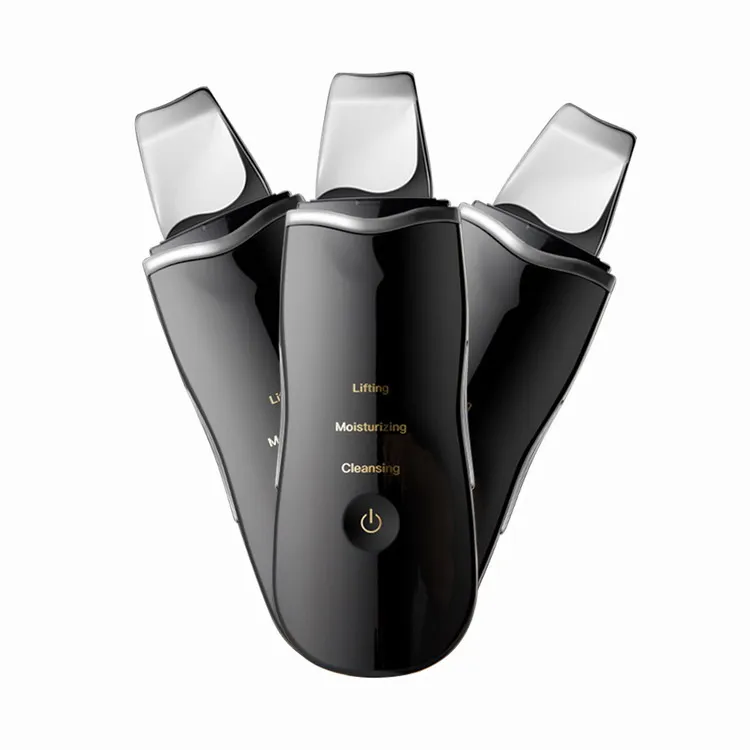 Новый Usb перезаряжаемый ультразвуковой скруббер для кожи и Ультразвуковой вибрационный шпатель очистки лица
