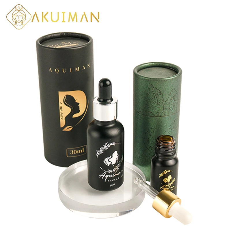 bottle 30 ml glass dropper luxury 60 with 30ml white bamboo cap 50ml thick bottom amber jars vials pipett 75ml