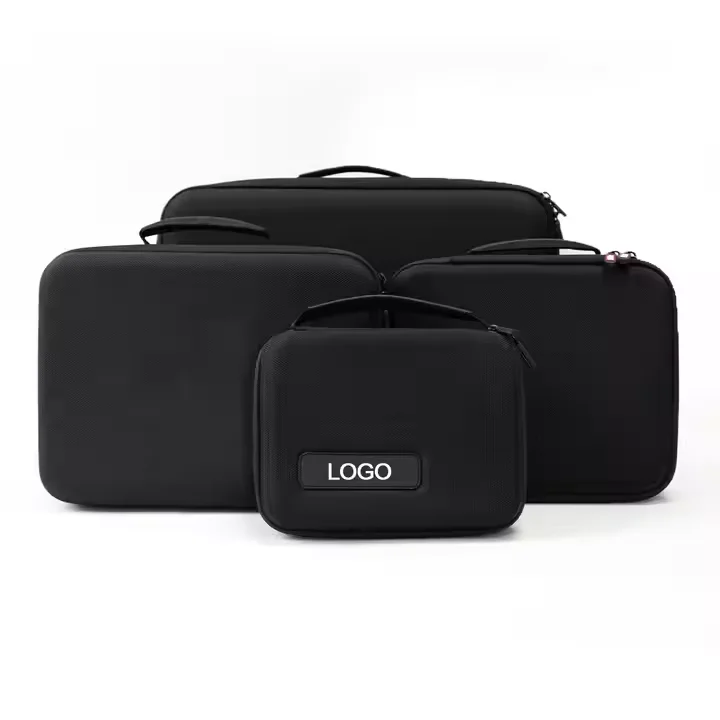 Manufacturer Custom PU EVA Case Portable Waterproof Storage Tool Organizer with Handle Zipper Soft Carrying Travel Case Foam